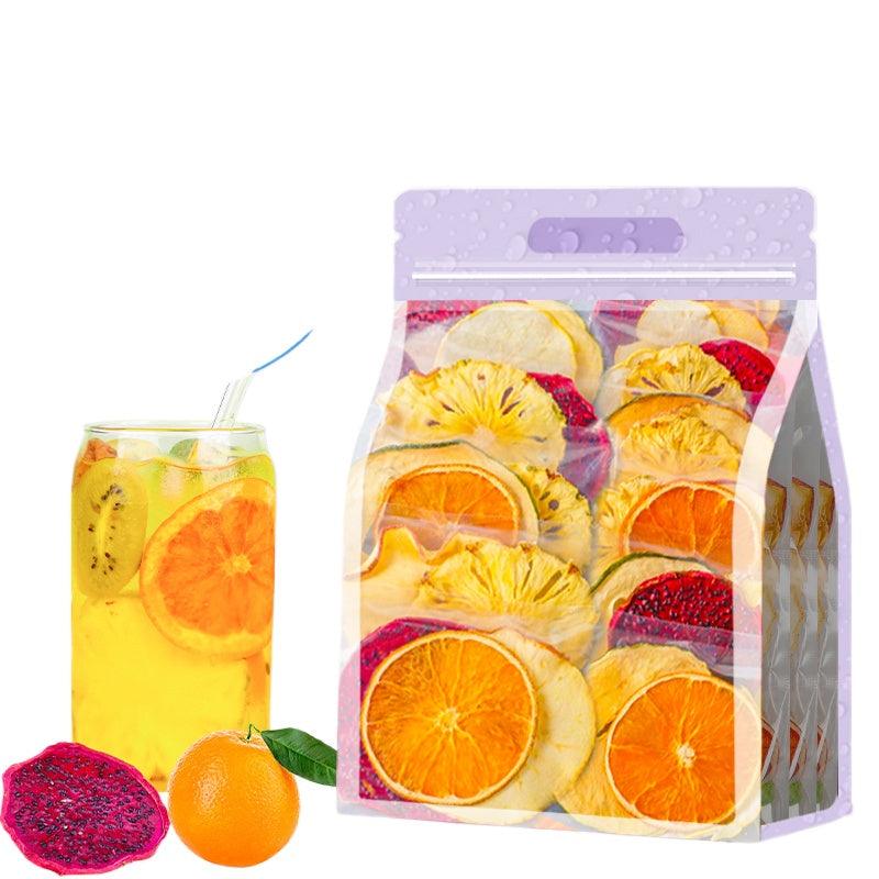 Mélange de thé fruité – Sachets de thé lyophilisés de qualité supérieure avec kumquat doré, citron, fruit de la passion, orange et pamplemousse – Parfait pour le plaisir des femmes.