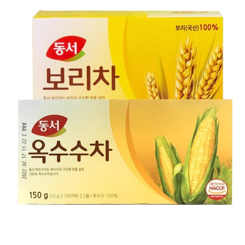 Premium Korean-Style Barley Tea Bags - Original Roasted Flavor, Individually Wrapped, Perfect for Cold Brew or Hot Infusion, Malt-Rich Taste