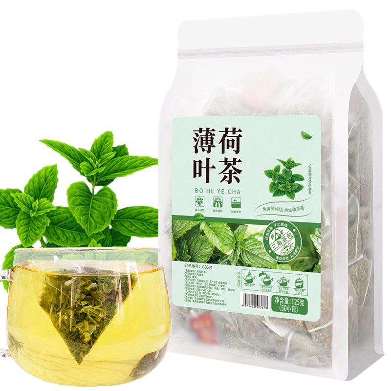 Individually Wrapped Peppermint Tea Triangles - Fresh Mint Leaves for Cooling Infusions - Perfect for Summer, Bars, & Cocktail Mixology