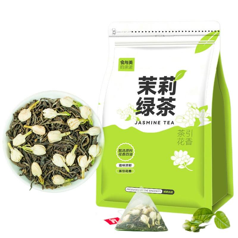 Premium Jasmine Green Tea Leaves - Freshly Harvested, Richly Aromatic, Specially Crafted for Tea Shops & Home Brewing