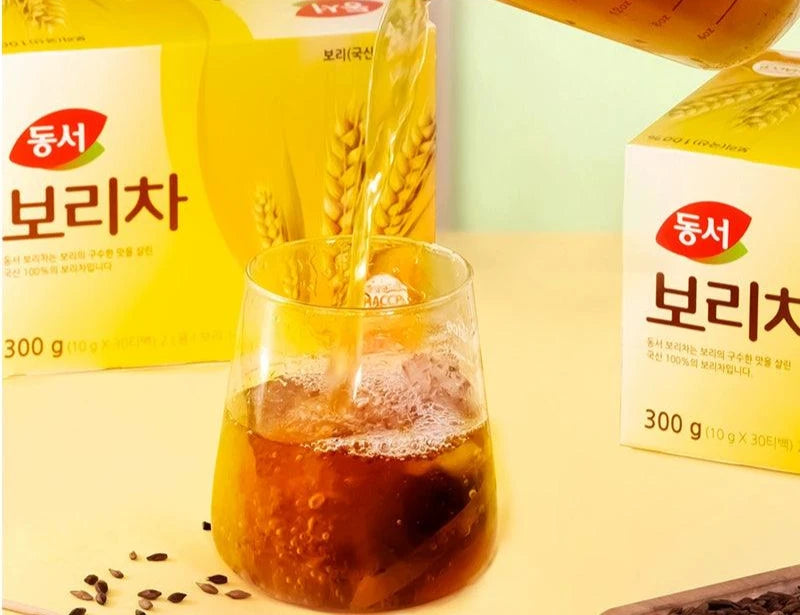 Premium Korean-Style Barley Tea Bags - Original Roasted Flavor, Individually Wrapped, Perfect for Cold Brew or Hot Infusion, Malt-Rich Taste