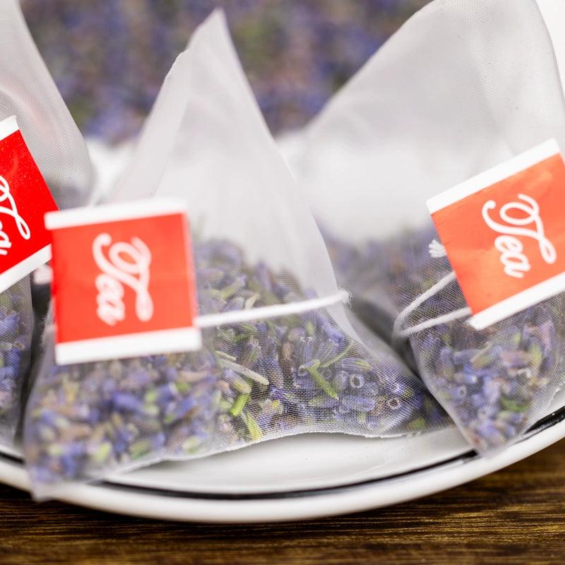 Portable Lavender Tea Bags - Relaxing Dried Flower Infusions for Sleep & Calm, Edible & Convenient