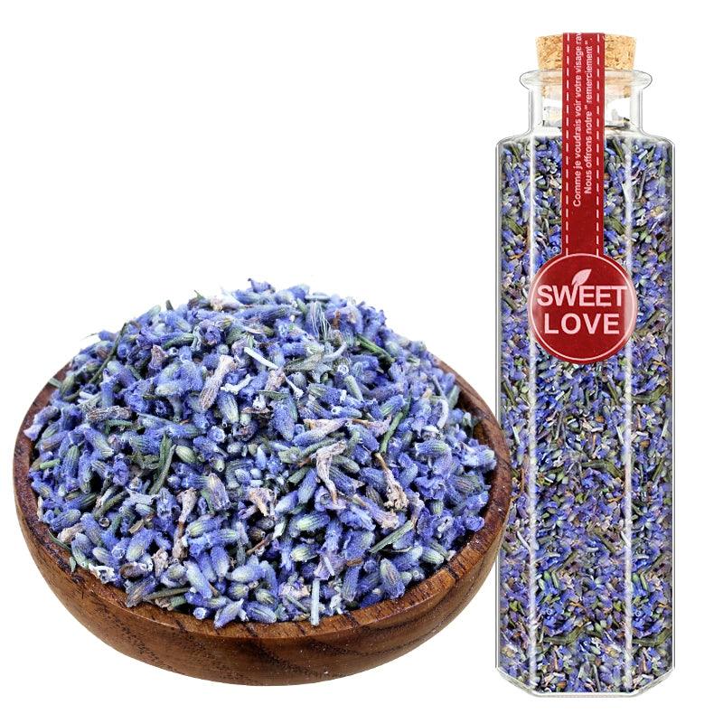 Premium Dried Lavender Granules - Natural Sleep Aid & Calming Herbal Tea