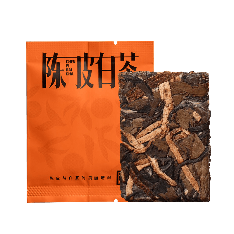 Authentic Aged White Tea with Chenpi Infusion, Individually Wrapped for Freshness