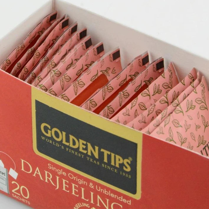 Premium Darjeeling Tea Bags - Imported from the Himalayan Highlands, Perfect for Milk Tea & More