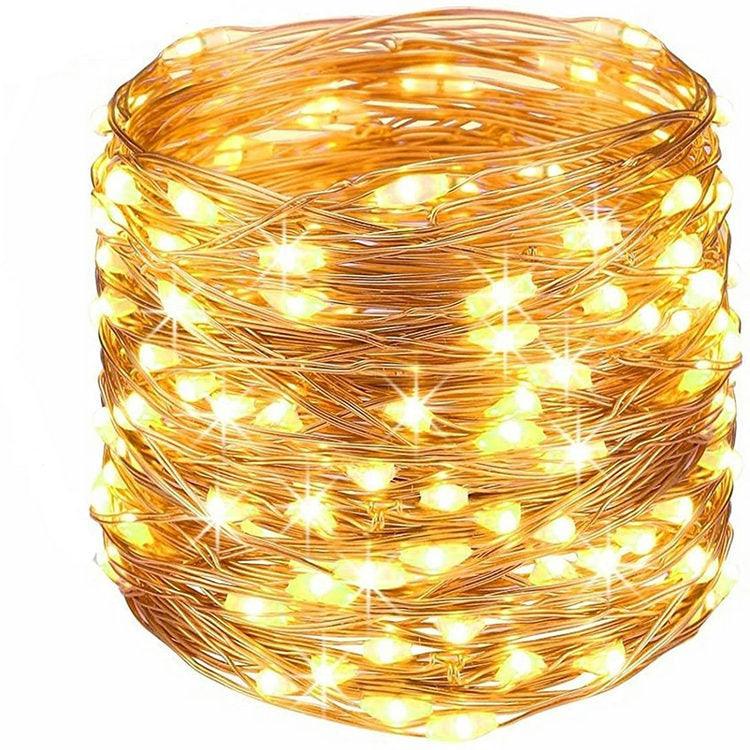 LED Mini String Lights Twinkle Lights Copper Wire Firefly Starry Lights for Mason Jars Wedding Party Christmas Centerpiece Table Decorations