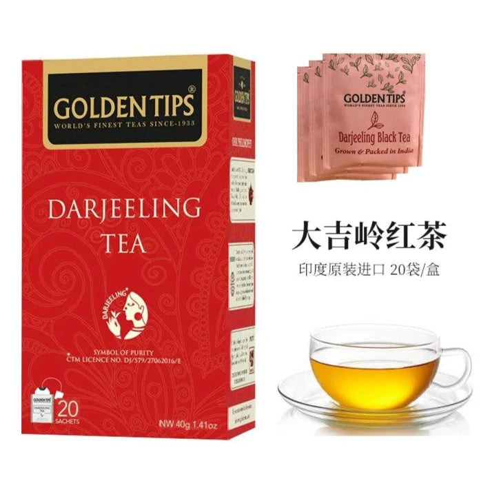 Premium Darjeeling Tea Bags - Imported from the Himalayan Highlands, Perfect for Milk Tea & More