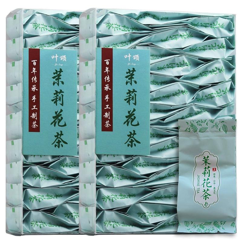 Jasmine Green Tea - High Mountain Roasted Green Tea Blend, Intense Aroma Herbal Tea, Individually Packed Bags