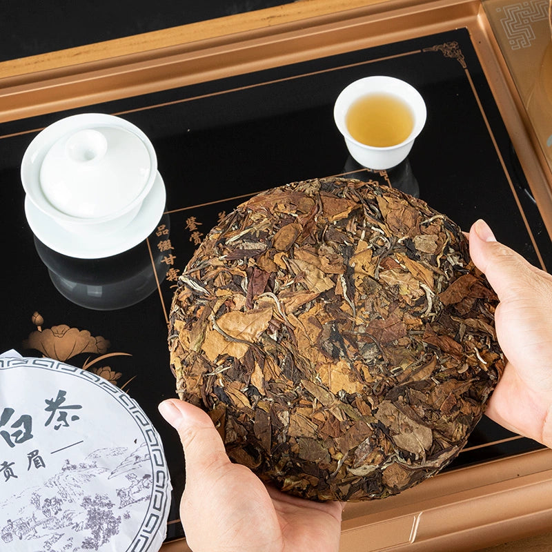 Fu Ding White Peony Aged White Tea Cake, Year 2015