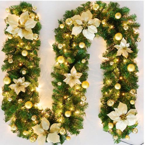 National Tree Company Pre-Lit Artificial Christmas Garland, Green, Crestwood Spruce, White Lights, Decorated with Pine Cones, Berry Clusters, Battery Operated, Christmas Collection, 9 Feet