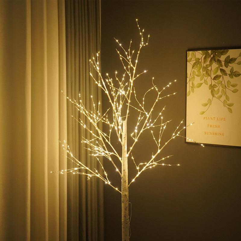 Christmas Decorations Indoor, Birch Tree with LED Lights, Fairy Light Spirit Tree for Christmas Decor, Warm White Lighted Birch Tree for Home Decor Indoor, Battery Powered, Timer