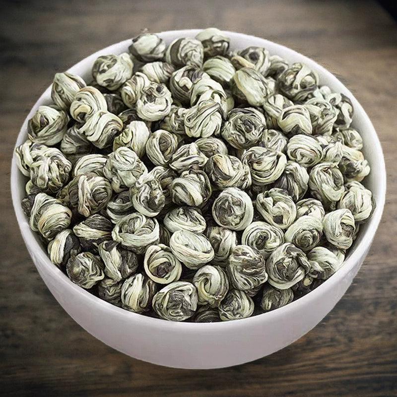 Chinese Jasmine Dragon Pearl Green Tea - Exquisite Blossom Infusion - Premium Quality