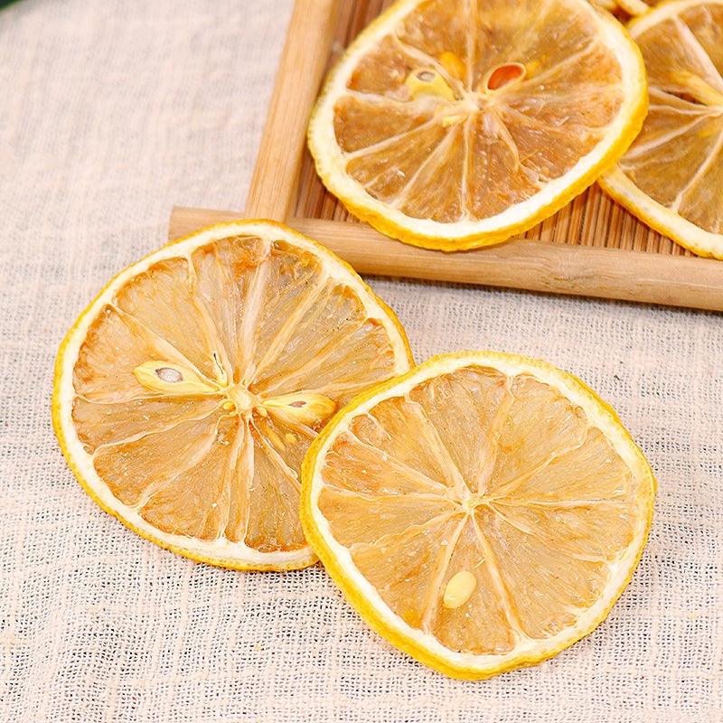 Tranches de citron séchées de qualité supérieure – Parfaites pour les infusions, les décorations de thé aux fruits.