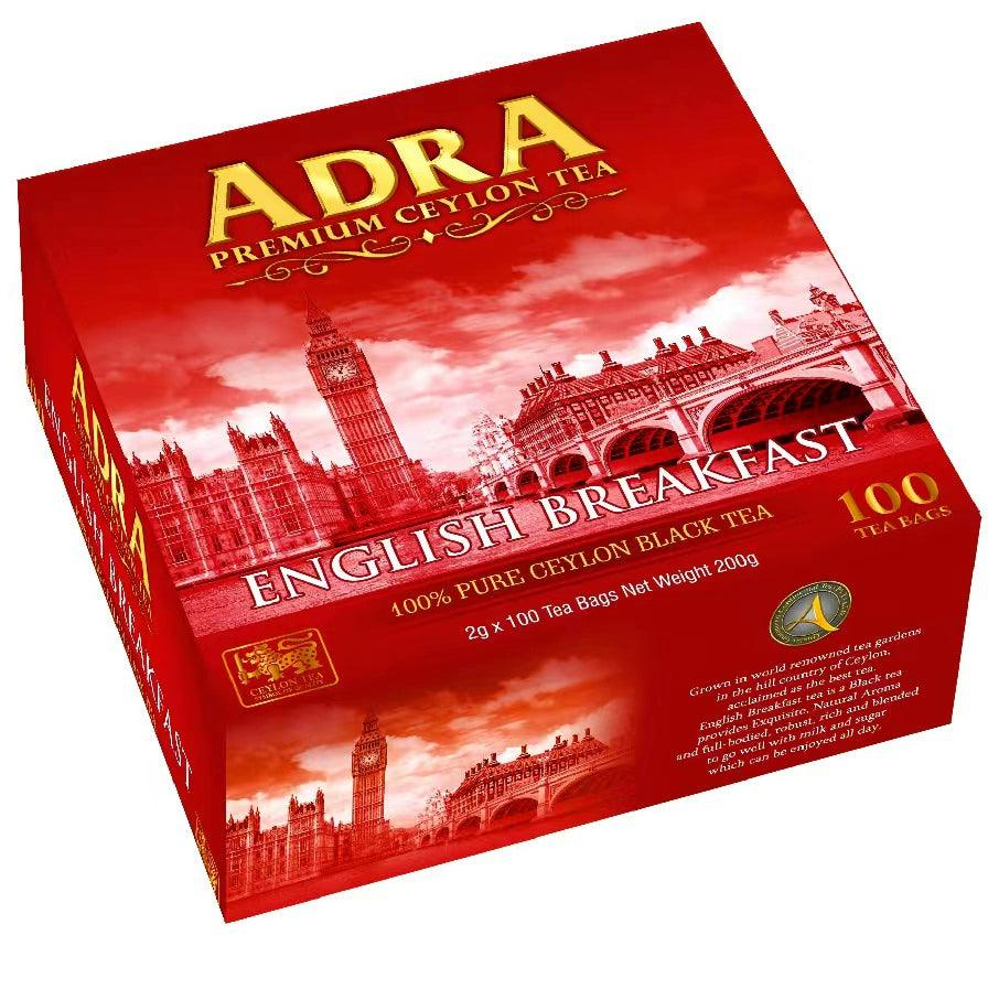 Premium Sri Lankan Tea Bags - ADRA Ceylon Breakfast Blend & Earl Grey Tea