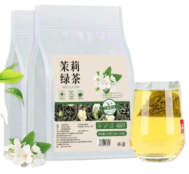 Luxurious Jasmine Green Tea Bags - Rich Aroma, Individually Wrapped for Premium Tea Time