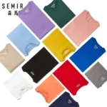 SEMIR t-shirt hommes mode d??contract?? coton T-shirts hommes blanc t-shirts ?? manches courtes Streetwear ??t?? hauts pour homme