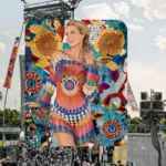 Robe de plage en crochet faite main respirante en nylon/coton, jupe colorée à fleurs sexy avec pompons, cache-maillot de bain 1 pièce pour femme, contrastée - Image 3