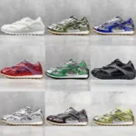 Baskets d'entraînement décontractées unisexes en cuir de vache respirant Semelle extérieure en caoutchouc durable Plusieurs couleurs Athlétique Jogging Tendance de la mode - Image 2