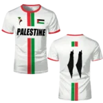 2025 nouveaux T-shirts de Football Palestine ??t?? hommes et femmes maillot palestinien Gaza T-shirts pour enfants cadeaux en gros t-shirt unisexe - Image 2