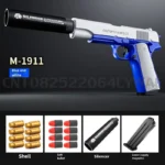 Soft Bullet Toy Gun for 6+ Kids Outdoor Combat Weapon Eat Chicken Toys with Silencer Foam Ejection Toy Gun Toy For Boys Girls - Image 5