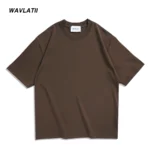 WAVLATII-T-shirt Respir?? pour Homme et Femme, Streetwear D??contract??, Blanc, Noir, Basique, ??t??, Y-for Young, Nouveau, 260, 101WMT2401 - Image 4