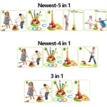 Musical Jump Sports Toys Toss Ring Game Toy and Rocket Launcher for Kids Ladybug Multifunction Outdoor Machine Gifts - Image 6