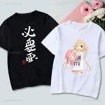 Si vous travailler vous perdre-Anzu Futaba Version T-Shirt 2024 nouveau Kawaii Anime coton T-shirt t-shirts pour hommes dr?le dessin anim?? Otaku T-Shirt - Image 2