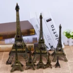 8/10cm European Eiffel Paris Tower Model Iron Tower Craft Ornaments Paris Famous Buildings DIY Creative Home Metal Decoration