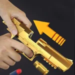 Desert Eagle Soft Bullet Shell Ejection Toy Gun Airsoft Pistol Foam Launcher CS Shooting Games  Weapons for Kids Boys Gift - Image 3