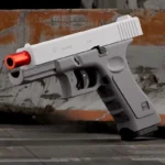 Dual Mode Shell Throwing G17 Laser Edition Automatic Shooting Radish Gun Toy Gun Soft Bullet Pistol Children's CS Weapon - Image 2