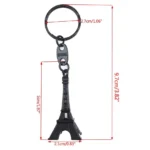 10-100Pcs Paris Eiffel Tower Keychain Mini Eiffel Tower Keyring Candy Color Key Ring 10 Colors - Image 6