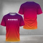 T-shirt de randonn??e en plein air pour hommes, design imprim?? en 3D, escalade, course ?? pied, v??tements de camping Drifit ?? la mode - Image 3