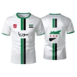 Nouveau maillot de Football de la syrie T-shirts de sport pour hommes drapeau syrien rue hauts surdimensionn??s unisexe T-shirts graphiques d??contract??s cadeaux pour hommes - Image 2