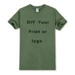 T-shirt personnalis?? femmes hommes personnalis?? imprim?? 100% coton ?? manches courtes votre Logo Photo marque texte t-shirt personnaliser v??tements graphiques - Image 7