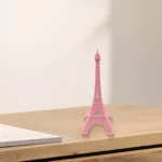 Creative Pink Eiffel Tower Model Alloy Crafts Home Decoration Accessories Figurine Statue Model Souvenir Home Interior Design - Image 2