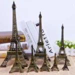 8/10cm European Eiffel Paris Tower Model Iron Tower Craft Ornaments Paris Famous Buildings DIY Creative Home Metal Decoration - Image 2