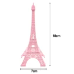 Creative Pink Eiffel Tower Model Alloy Crafts Home Decoration Accessories Figurine Statue Model Souvenir Home Interior Design - Image 6