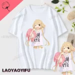 Si vous travailler vous perdre-Anzu Futaba Version T-Shirt 2024 nouveau Kawaii Anime coton T-shirt t-shirts pour hommes dr?le dessin anim?? Otaku T-Shirt - Image 7