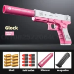 Soft Bullet Toy Gun for 6+ Kids Outdoor Combat Weapon Eat Chicken Toys with Silencer Foam Ejection Toy Gun Toy For Boys Girls - Image 3
