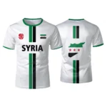 Nouveau maillot de Football de la syrie T-shirts de sport pour hommes drapeau syrien rue hauts surdimensionn??s unisexe T-shirts graphiques d??contract??s cadeaux pour hommes - Image 7