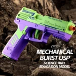 M92 2011 Toy Gun Education Pistol Model Continuous Shell Throwing Soft Bullet Launcher Outdoor Shoot Games for Children Gift - Image 3
