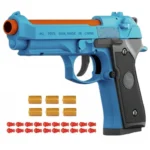 2011/M92 Tactical Shell Ejceting Toy Gun Continuous Firing EVA Soft Bullet Outdoor CS Shooting Pistol Children's Birthday Gift - Image 3