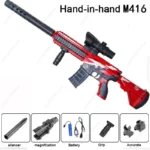 Burst M416 Fully Automatic Toy Gun Gel Bullet Hand-automatic Double Magazine Outdoor Parent-child Cs Interactive Game - Image 7