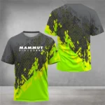 T-shirt de randonn??e en plein air pour hommes, design imprim?? en 3D, escalade, course ?? pied, v??tements de camping Drifit ?? la mode