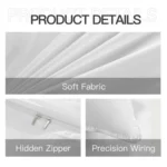 3D Digital-Printed Eiffel Tower-Themed Duvet Cover Set in Queen Size - Fashionable Bed Linen Design - Image 4