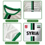 Nouveau maillot de Football de la syrie T-shirts de sport pour hommes drapeau syrien rue hauts surdimensionn??s unisexe T-shirts graphiques d??contract??s cadeaux pour hommes - Image 6