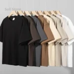 100% coton T-shirts unisexe 450G haute qualit?? blanc T-shirts T-shirts ??t?? blanc t-shirt pour hommes Camisetas Para Hombre - Image 5