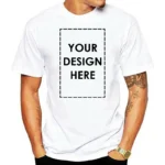 Ajouter votre propre texte personnalis?? nom Message personnalis?? t-shirt pour hommes tenue d??contract??e de haute qualit?? MenT-shirt5xL - Image 7