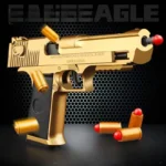 Continuous Fire Pistol Desert Eagle Mechanical Empty Hanging Soft Bullet Toy Gun Shell Ejection Decompression Toy Gift for Boys - Image 4