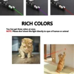 2-in-1 Mini Laser Pointer LED Training Flashlight Scratching Toys for Pets Cats Toy Gun Accessories Gifts for Kids Adults - Image 5
